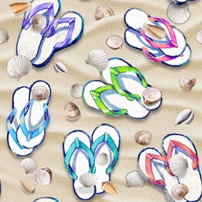 Summer Beachcomber Seashells | Soft Cream Sand