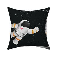 27x36 astronaut black star