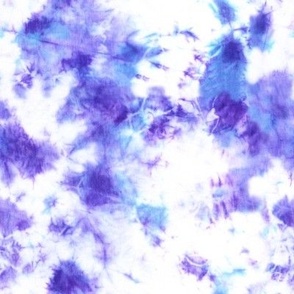 Purple and Blue Tie-Dye Spots