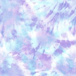 Purple and Blue Pastel Tie-Dye