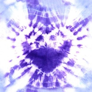 Tie-Dye Purple Heart