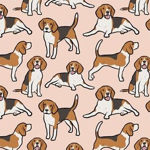 Beagle Dogs - Small - Tan Light Brown