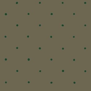 Teal dots on muddy green