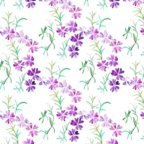 Purple Florals