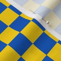Primary Blue and Yellow Classic Checkers