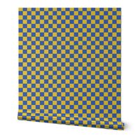 Primary Blue and Yellow Classic Checkers