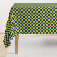 Primary Blue and Yellow Classic Checkers