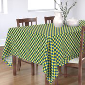 Primary Blue and Yellow Classic Checkers