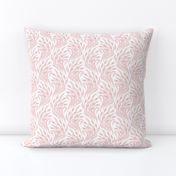 Waving Wheat Fields - Neo Art Deco - white pink - small scale