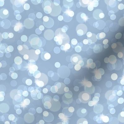 Sparkly Bokeh Pattern - Powder Blue Color