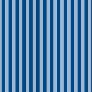 Powder Blue Bengal Stripe Pattern Vertical in Blue