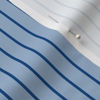 Powder Blue Pin Stripe Pattern Vertical in Blue