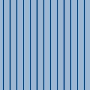 Powder Blue Pin Stripe Pattern Vertical in Blue