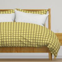 Corn Yellow Plaid, Pastel Yellow Plaid