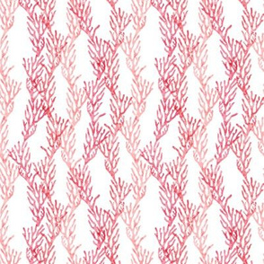 (extra small scale) coral - beach fabric C21