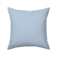 Small Grid Pattern - Powder Blue and White