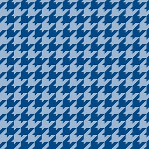 Houndstooth Pattern - Powder Blue and Blue