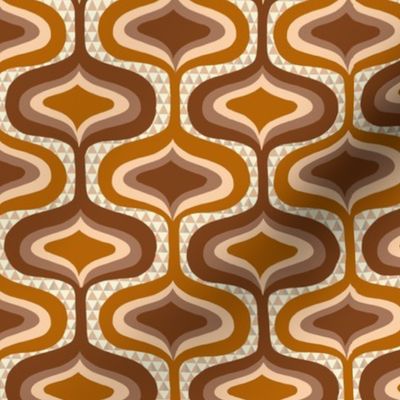 70s Midcentury bold retro vintage geometric