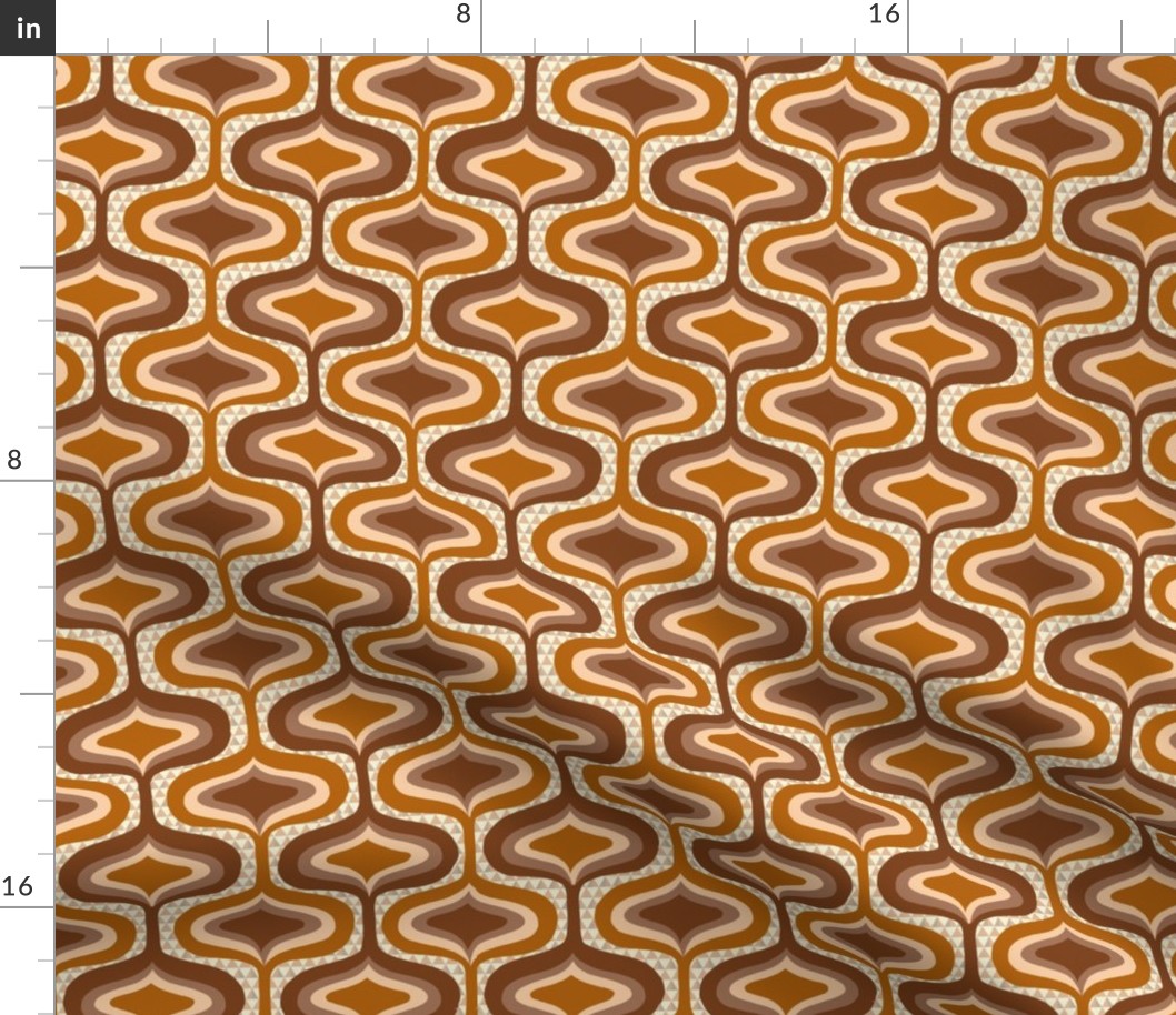 70s Midcentury bold retro vintage geometric