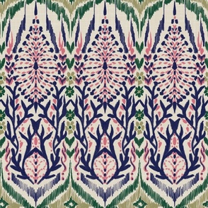 Tribal Abstract (Pink, Blue, Green)