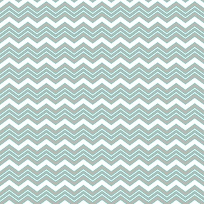 Mint, pale turquoise, zigzag, horizontally striped, crenellated, teal chevron, kids pattern, baby, child, baby stuff, soft, pasley palette, light nursery