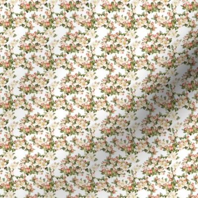 Hudson Floral White | Small Print | Dollhouse