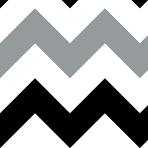 3" white gray black chevron copy