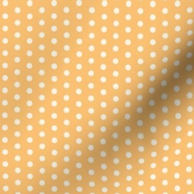 Dots, Polka Dots, Yellow and Light Yellow Polka Dots Summer Fabric, Spring Fabric