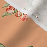 Hudson Floral Insignia in Peach