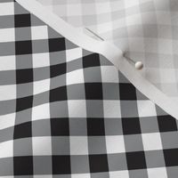 Gingham Black and White, Check Pattern Black and White, Black and White Plaid