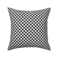 Gingham Black and White, Check Pattern Black and White, Black and White Plaid