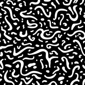 Squiggly Picasso // Black