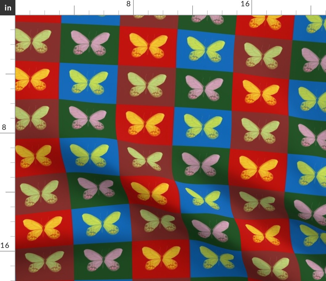 Retro Butterfly Quilt