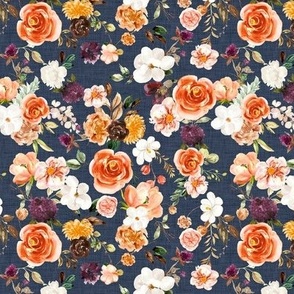 Autumn Floral Fabric, Wallpaper and Home Decor | Spoonflower