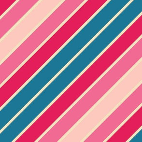 1´´ Rainbow diagonal bisexual stripe