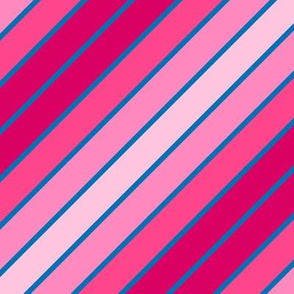 1´´ Rainbow Lesbian diagonal stripe