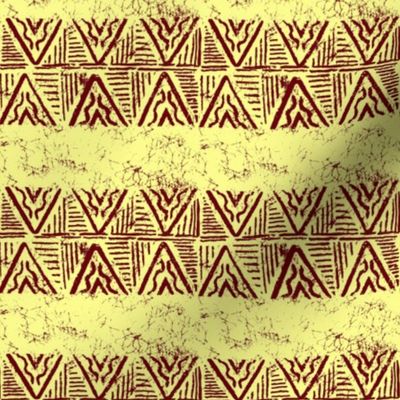 The-rain-in-Africa-batik-Red -on-pale gold