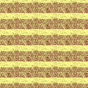 The-rain-in-Africa-batik-Red -on-pale gold