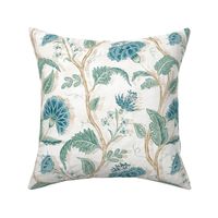 Indienne vine - medium - blue