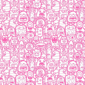 Pink Aliens And Monsters