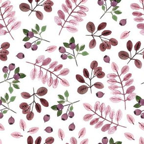 autumn watercolor pattern 01