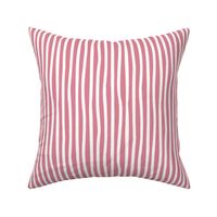 Small scale // Monochromatic lines coordinate // carissma pink and white vertical stripes