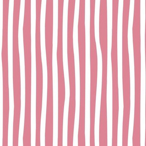 Small scale // Monochromatic lines coordinate // carissma pink and white vertical stripes