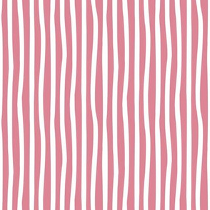 Tiny scale // Monochromatic lines coordinate // carissma pink and white vertical stripes