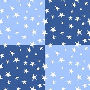 Stars on Blue