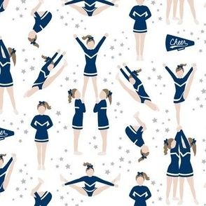 Cheerleading Stunts Navy