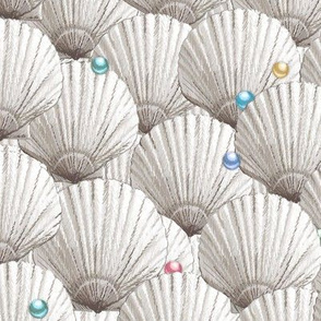 Seashells Pearl Treasure |Small| Natural - Multi