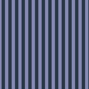 Cool Grey Bengal Stripe Pattern Vertical in Medium Charcoal
