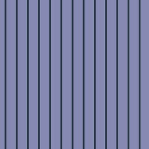Cool Grey Pin Stripe Pattern Vertical in Medium Charcoal