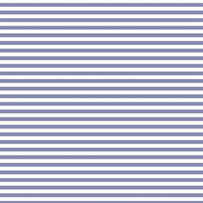 Small Cool Grey Bengal Stripe Pattern Horizontal in White
